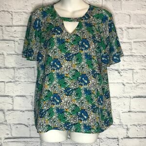 Banana Republic Multicolor Floral Blouse